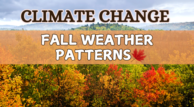 Climate change and fall weather patterns